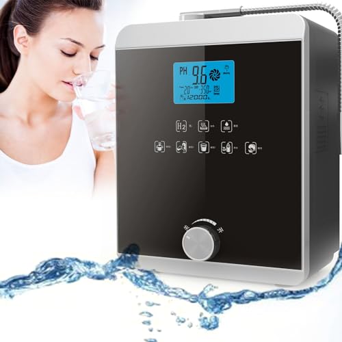 Wasserionisiergerät/Alkalische Wasserfiltration für zu Hause/pH 2,8–11 Alkalisches Wasser/Wasserreinigungsgerät / 5 Einstellungen/Intelligente Stimme/Automatische Reinigung