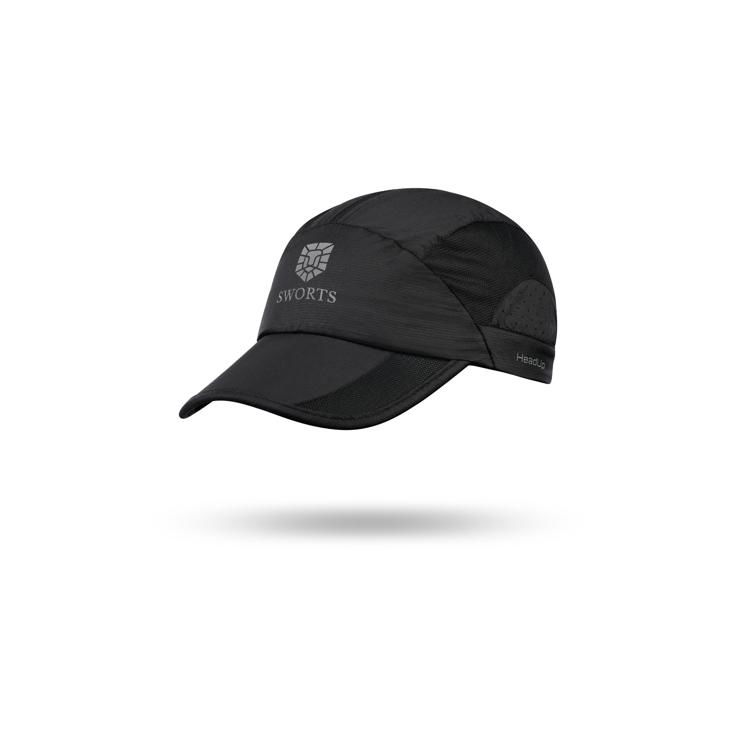SWORTS HeadUp Running Cap (Ultralight) Dünne Laufkappe mit Belüftendem Mesh (Sport Basecap Damen & Herren)