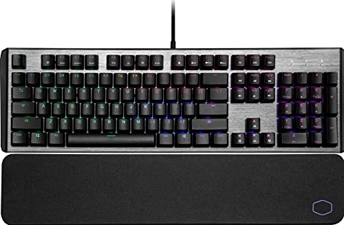 Cooler Master CK550 V2 Gaming Mechanische Tastatur Braun Schalter mit RGB Hintergrundbeleuchtung, On-the-Fly Steuerung und Hybrid Key Rollover