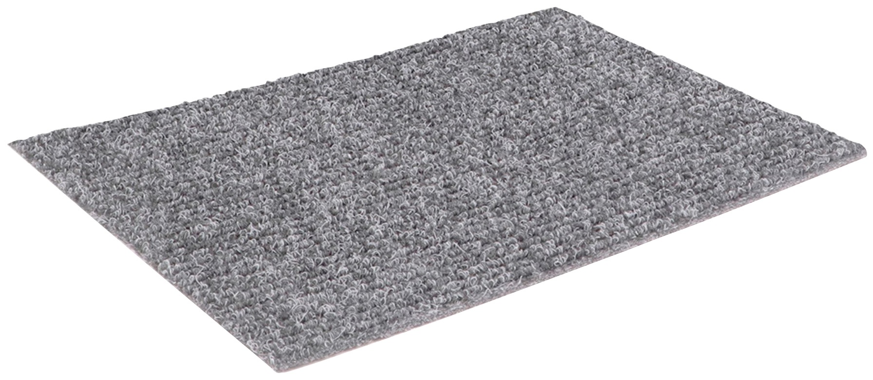 Rips Nadelfilz Teppich-Boden GLADIATOR als Meterware - Grau, 2,00m x 5,00m, Schwer Entflammbarer, Gerippter Bodenbelag