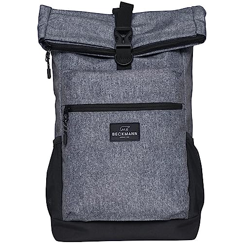 BECKMANN Sport Light Rolltop Backpack Grey Malange