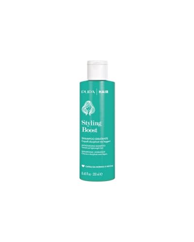 Pupa Hair Styling Boost Feuchtigkeitsspendendes Shampoo für normales bis trockenes Haar, 250 ml