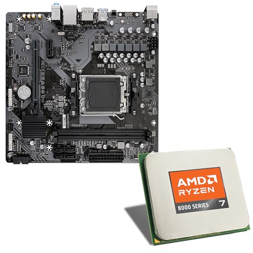 Mainboard Bundle | AMD Ryzen 7 8700G, 8X 4200 MHz, Radeon 780M, Gigabyte A620M H, 1x M.2 Port, PCIe 4.0 x16, USB 3.2 Gen1 | Tuning Kit | CSL PC Aufrüstkit