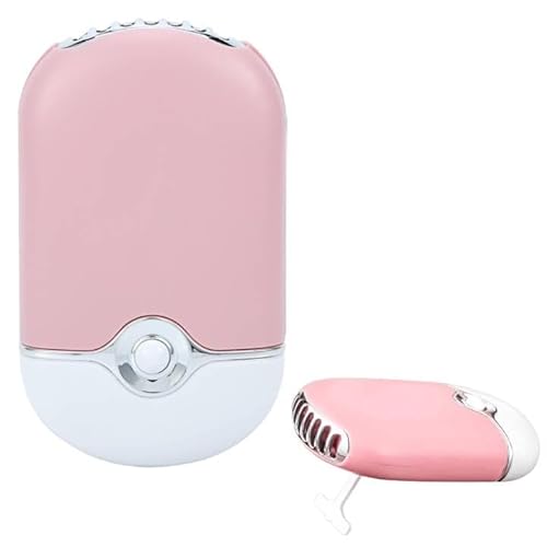 Mini Wimpern Ventilator, Mini USB Lüfter Eingebaute, USB Mini Ventilator Klimaanlage Wimpernverlängerung Kleber Quick Dry Tool Pink für Wimpernverlängerung