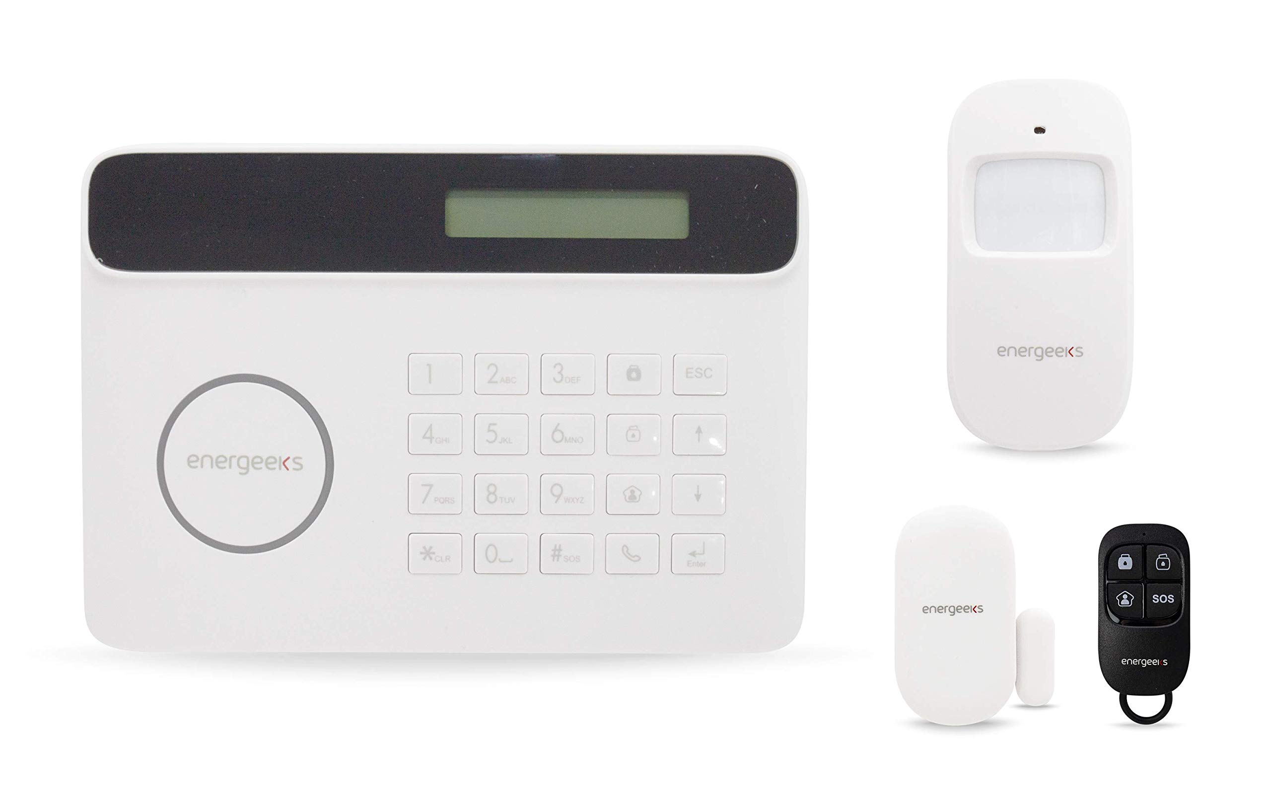 WiFi/GSM Alarm System 1 x Motion Sensor 1 x Door Sensor 1 x Remote Control