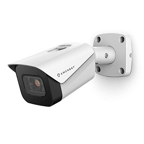 Amcrest Ultra-HD-4K- (8 MP-) PoE-IP-Stiftkamera für den Außenbereich, 3840 x 2160, 40 m Nachtsicht, 2,8-mm-Objektiv, wetterfest gemäß IP67, MicroSD-Aufnahme