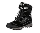 Lico Unisex Kinder Sundsvall Vs Schneestiefel, Schwarz Grau, 28 EU