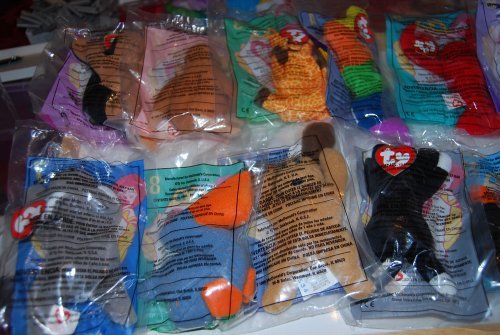 TY McDonald's Teenie Beanies - Complete Bagged Set of 12 (1998) by Ty