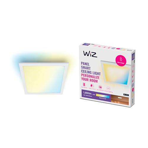 Signify WiZ Panel Deckenleuchte Quadratisch Tunable White 1000lm Weiß