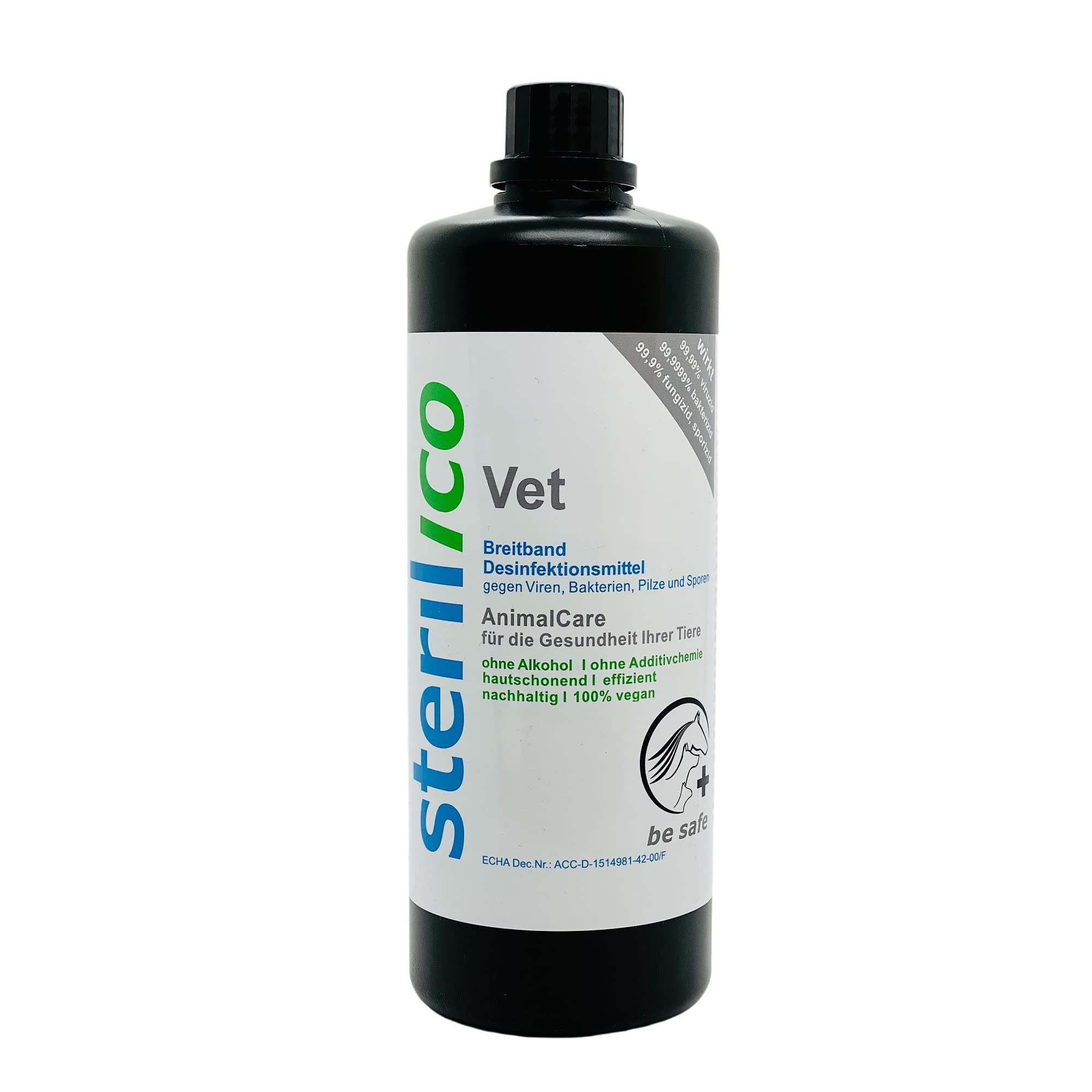 sterilico – Vet – Desinfektionsmittel zur Wund- und Hautbehandlung von Tieren (1000ml)