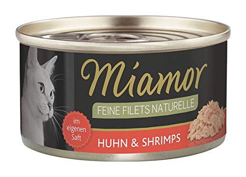 Miamor Feine Filets Naturelle Huhn&Shrimps | 24x 80g Katzenfutter