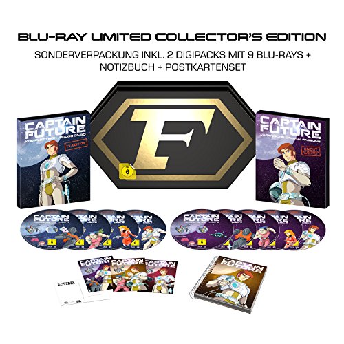 Captain Future Komplettbox BD (Limited Collector's Edition exklusiv bei Amazon.de) [Blu-ray]