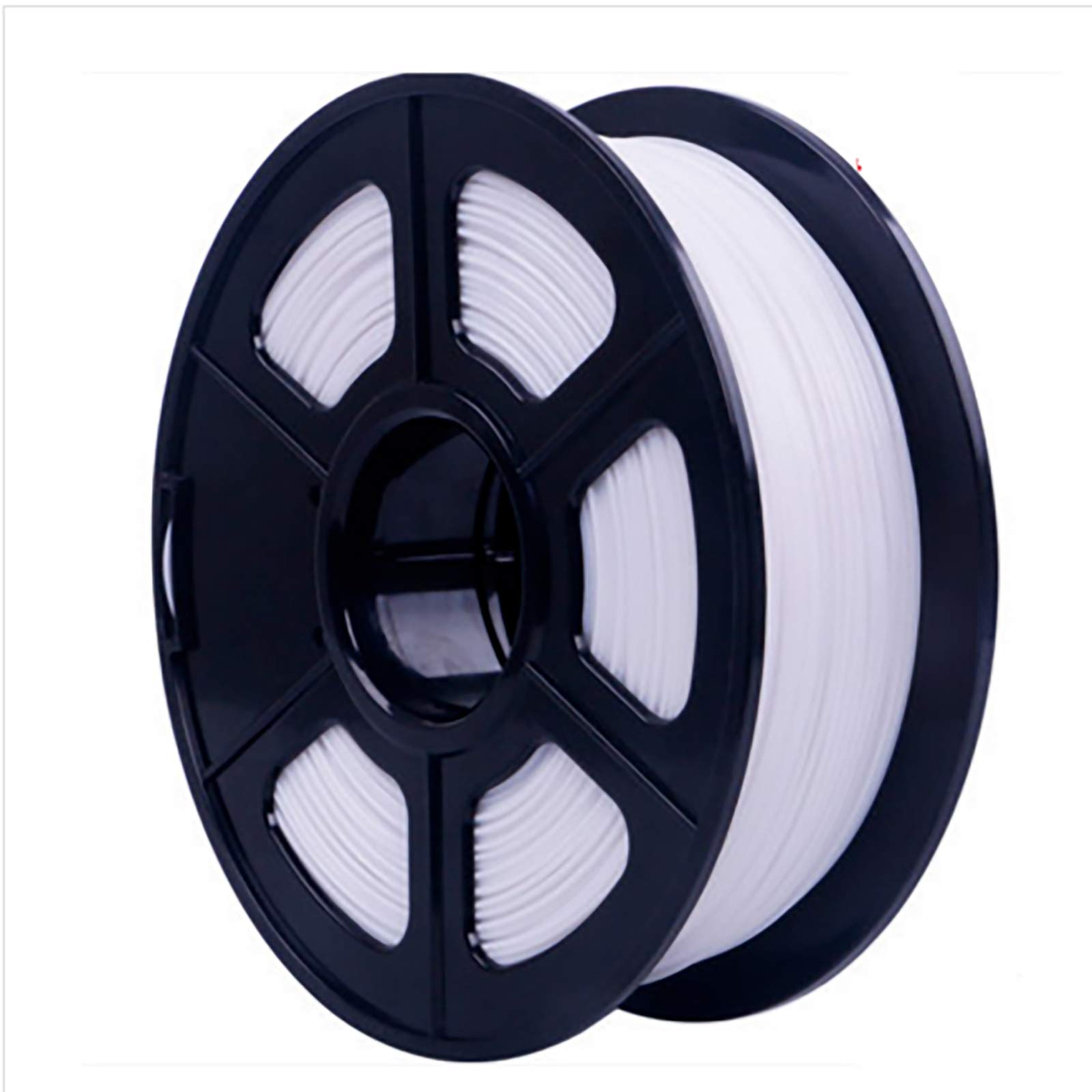 3D-Druckfilament, PLA-Filament 1,75 Mm, 1 Kg Druckmaterial, Verwendet Für 3D-Drucker Und Druckstift(Color:Weiß)