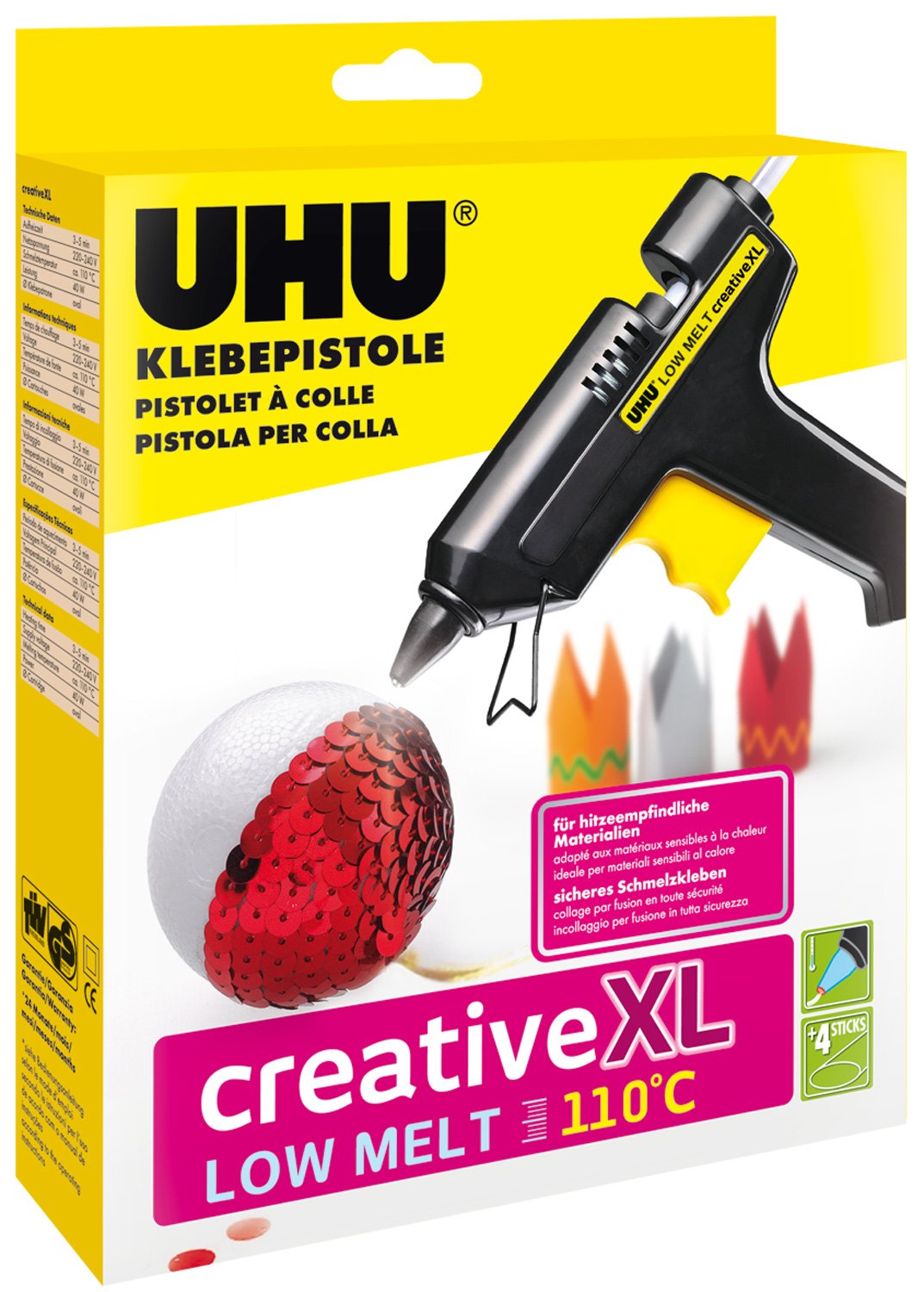 UHU Creative XL Klebepistole Low Melt 110° C