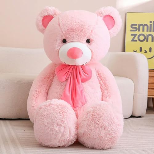 CRLed Riesiges weiches Teddybär Plüschtier Home Decor Geburtstagsgeschenk Plüschtier Umarmung Kissen Puppe 100cm 2