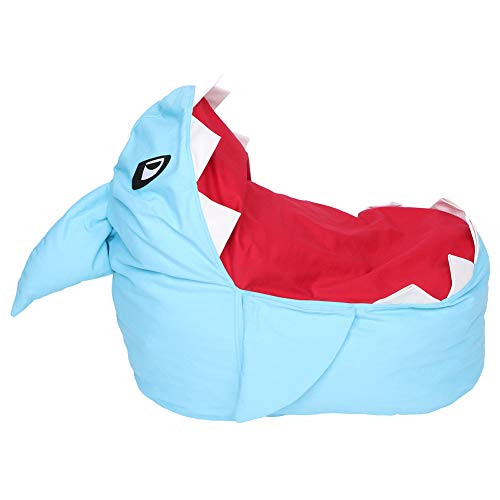 Kindertasche, flauschige Hai Langlebige Dekoration süße Tasche, für Jungen Mädchen Geschenke(Blau)