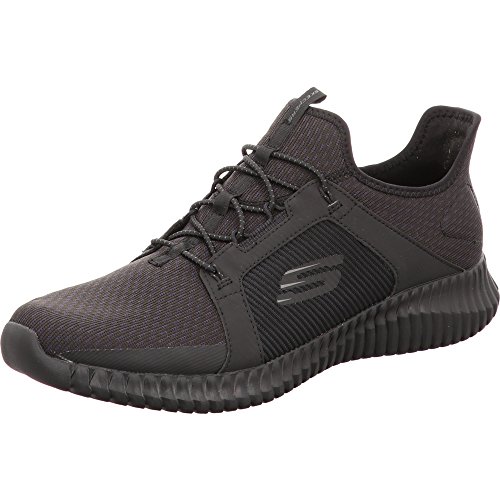 Skechers Herren Elite Flex-52640 Slip On Sneaker, Schwarz (Black), 42 EU