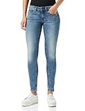 G-STAR RAW Damen Midge Zip Mid-Waist Skinny Jeans, Blau (lt vintage aged destroy D05281-8968-9114), 31W / 34L