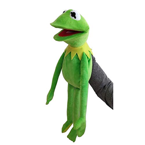 Kermit Frosch Puppen PlüSchtier,​Handpuppen Spielzeug, Cartoon Die Muppet Show-Puppe Kermit Der Frosch-Kuscheltier,Frosch PlüSchtier Puppe,PlüSch Handpuppen-Spielzeug 60CM/ Grün
