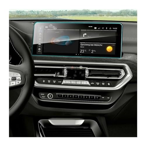 Für X3 2022 Auto Radio GPS Navigation Gehärtetem Glas Screen Protector Film Innen Zubehör Navigation Schutzfolie