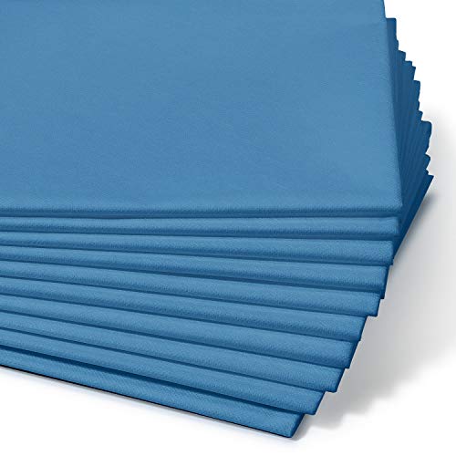 Dr. Güstel Waschfaserlaken ® CLASSIC blau 120x210 cm 10 Stück STANDARD 100 by OEKO-TEX®-zertifizierte Vlieslaken Auflagen für Behandlungsliegen