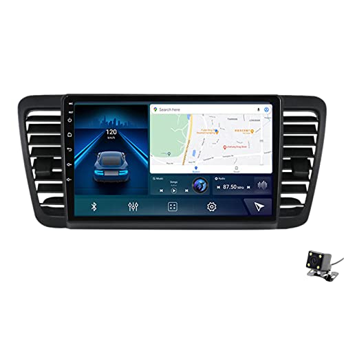 Auto Stereo Android 11 Doppel-Din-Radio Für Subaru Legacy Outback 2003-2009 GPS-Navigation 9'' Touchscreen MP5 Multimedia Player Video Receiver Mit WLI 4G/5G DSP Carply Lenkradsteuerung,M300s