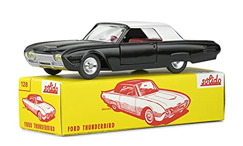 Für FORD THUNDERBIRD COUPE' 1962 BLACK 1:43 - Solido - Straßenauto - Die Cast - Modellbau