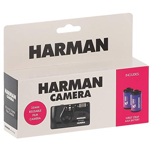Wiederverwendbare Kamera mit Flash Harman Reusable Film Camera + 2 Kentmere 400