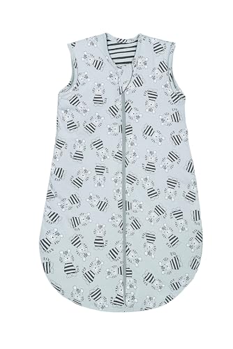 Set Odenwälder Sommerschlafsack & Stoffwindel von Kinderhaus Blaubär | Baby Schlafsack Flauschig & Weich | Schlafsack Baby atmungsaktiv aus 100% Baumwolle