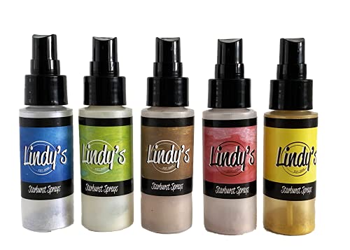 Lindy 's Stamp Gang Tinte Starburst Spray Set 2 Oz Flaschen 5 kg-Prairie Wildflowers