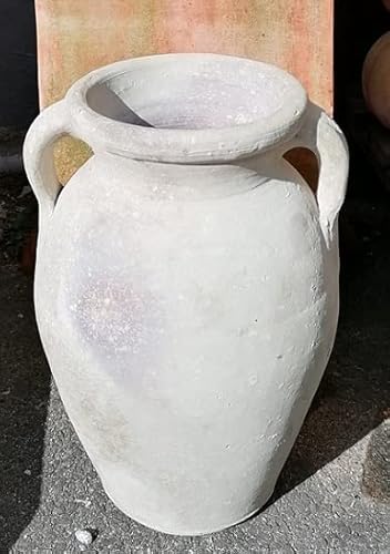 NEU !! Rustikal handgefertigter Krug Amphore Vase ca. 38 cm hoch aus Terracotta Terrakotta Garten Deko