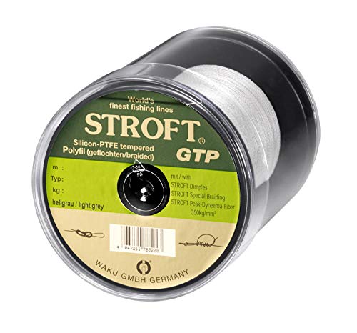 Schnur STROFT GTP Typ S Geflochtene 250m Silbergrau, S2-0.180mm-6kg