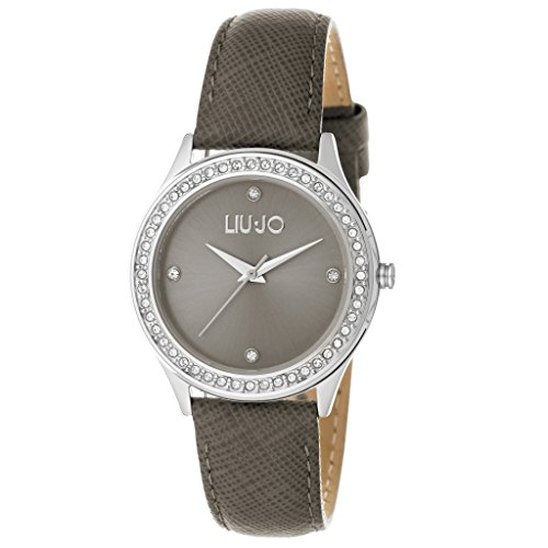 Liu Jo Damen Analog Quarz Uhr mit Leder Armband LJW-TLJ1064
