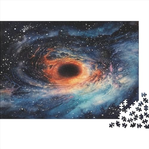 Cosmic Black Hole Erwachsene Puzzle 1000 Teile Stars Lernspiel Family Challenging Games Geburtstag Moderne Wohnkultur Stress Relief 1000pcs (75x50cm)