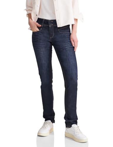 Street One Damen 373465 Style Jane Casual Fit Jeans, Blue Soft wash, W31/L32