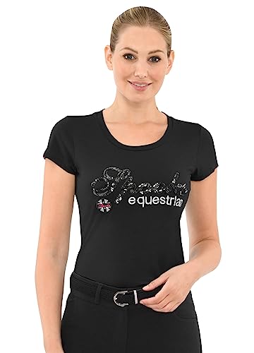 Roxie Sequin Shirt (Farbe: Black; Größe: M)