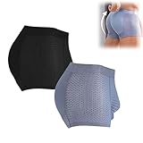 Lipski Nylon Ice Silk Breathable Men's Underwear, Seamless Ice Silk G-String Underwear (M,Black_deep-Blue)