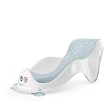 Angelcare ergonomischer Badesitz für die Baby-Badewanne Light Aqua, angenehm weiche Liegefläche, aufhängbar