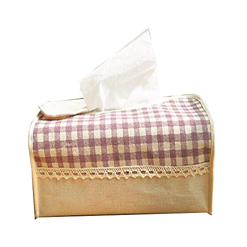 ZXGQF Tissue Box Papierhandtuchhalter Aus Baumwolle Und Leinen Für Zuhause, Büro, Auto, Autodekoration Hotelzimmer Tissue Box Halter