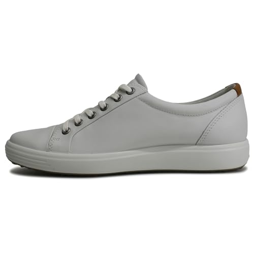 Ecco Damen Soft 7 Sneakers, Weiß (White 1007), 41 EU (7.5 UK)