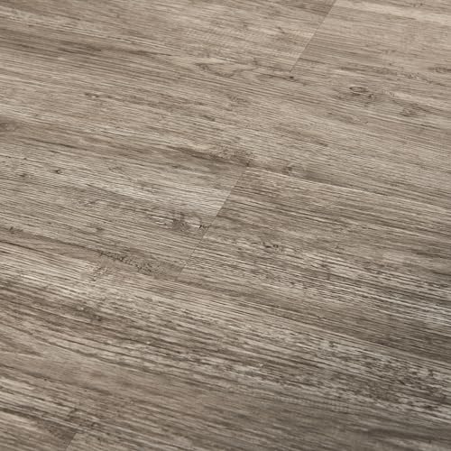neu.holz Vinylboden Vanola Laminat Selbstklebend rutschfest Antiallergen Bodenbelag PVC-Platten 3,92 m² Grey Accent Oak