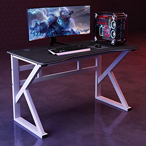 KSTUFF Gaming-Schreibtisch PC-Computertisch, großer ergonomischer Gaming-Computertisch, Heimcomputer, Gaming-Schreibtisch PC-Tisch mit Kohlefaseroberfläche, CL 100 cm Vision