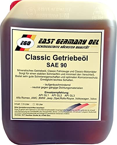 East Germany OIL Getriebeöl 90 Classic Kanister 5 Liter
