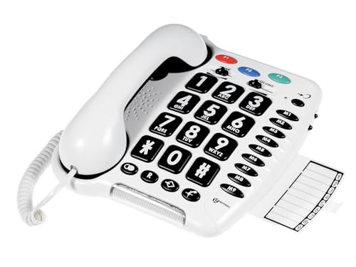 Geemarc CL100 schwerhörigen/schwersehenden Seniorentelefon - einfache Installation - Deutsche Version