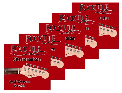Rocktile E-Gitarren-Saiten 5er Pack
