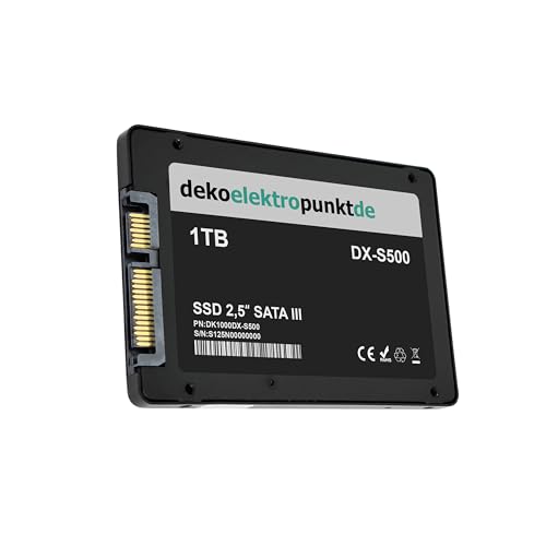 1TB SSD Festplatte Kompatibel für Asus (90NB0AG2-M00740) F555UJ-XX073T | SATA3 Solid State Drive 2,5"