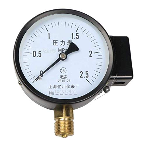 Backbayia Druckmanometer Öldruckmessgerät Wassertemperaturanzeige/Hydraulikdruckmessgerät