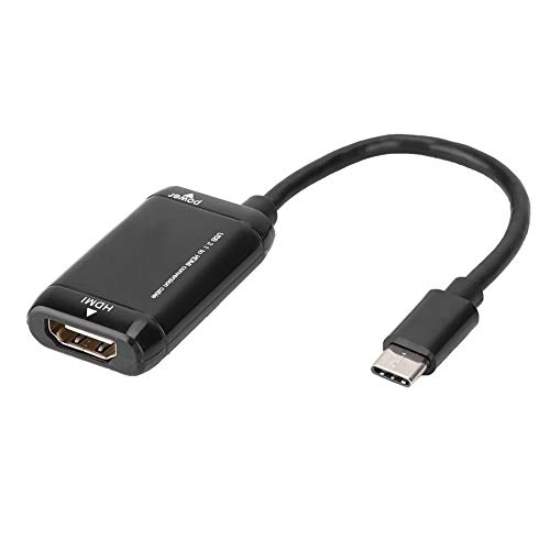 Wendry USB-C Typ C auf HDMI Adapter, Tragbarer USB C Adapter, 10Gbps HDMI 1080P, USB 3.1 Kabel für MHL Android Handy Tablet