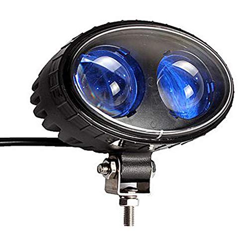 SXMA 14 cm 8 W blau LED-Arbeitsleuchte Spot Beam Gabelstapler Sicherheit Warnung Licht