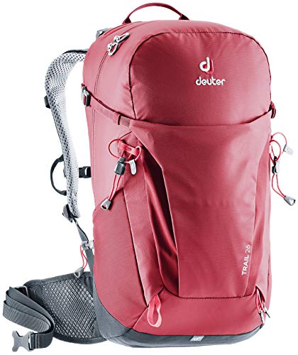 Deuter Trail 26 Rucksack, 55 cm, 26 Liter, Cranberry-Graphite